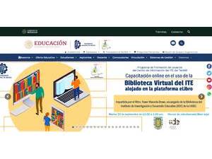 Instituto Tecnológico de Ensenada's Website Screenshot