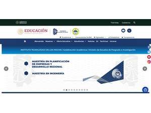 Instituto Tecnológico de Los Mochis's Website Screenshot