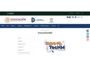 Technological Institute of Tlalnepantla's Website Screenshot