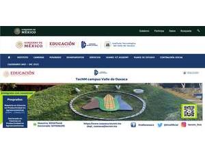 Technological Institute of Oaxaca Valley's Website Screenshot