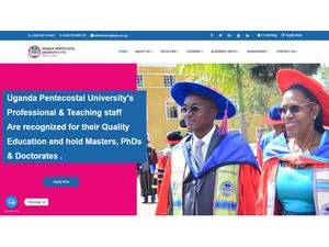 Uganda Pentecostal University's Website Screenshot