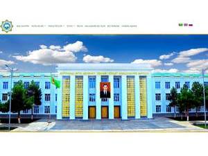 Turkmen State Pedagogical Institute's Website Screenshot
