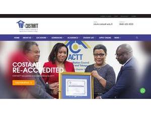 College of Science, Technology and Applied Arts of Trinidad and Tobago's Website Screenshot