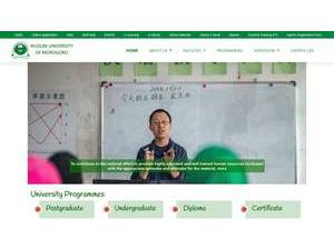 Muslim University of Morogoro's Website Screenshot