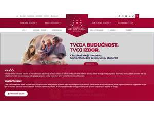 Belgrade Metropolitan University's Website Screenshot