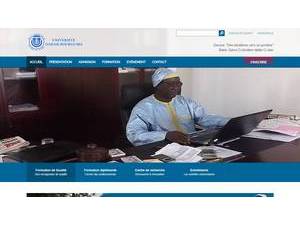 Dakar Bourguiba University's Website Screenshot