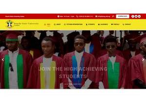 Bauchi State University's Website Screenshot