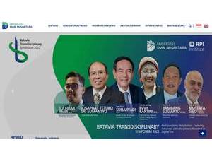 Universitas Dian Nusantara's Website Screenshot