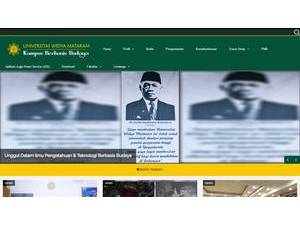 Universitas Widya Mataram's Website Screenshot