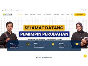 Universitas Pekalongan's Website Screenshot