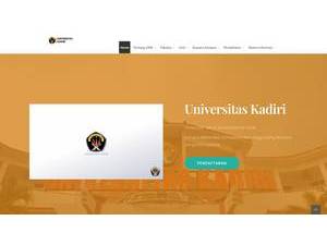 Universitas Kadiri's Website Screenshot