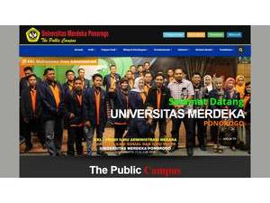 Free University of Ponorogo's Website Screenshot