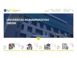 Universitas Muhammadiyah Gresik's Website Screenshot