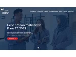 Universitas Teknologi Surabaya's Website Screenshot