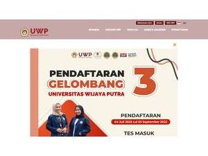Universitas Wijaya Putra's Website Screenshot
