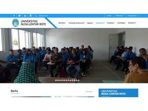 Universitas Nusa Lontar Rote's Website Screenshot