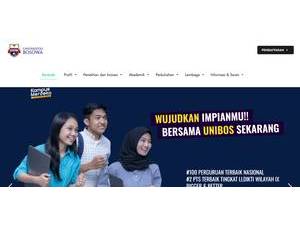 Bosowa University's Website Screenshot