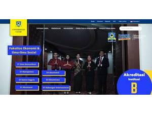 Universitas Fajar's Website Screenshot