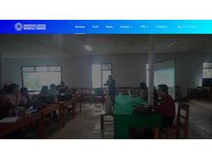 Universitas Kristen Indonesia Tomohon's Website Screenshot