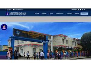 Christian University of Indonesia, Maluku's Website Screenshot