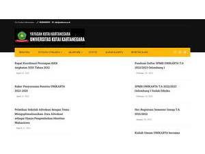 Universitas Kutai Kartanegara's Website Screenshot
