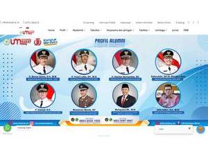 Muhammadiyah University of Sumatera Barat's Website Screenshot
