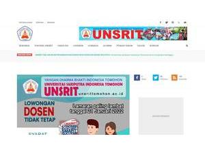 Universitas Sari Putra Tomohon's Website Screenshot