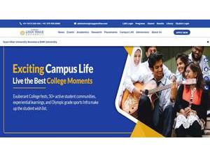 Suresh Gyan Vihar University's Website Screenshot