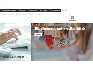 Salzburg University of Applied Sciences's Website Screenshot