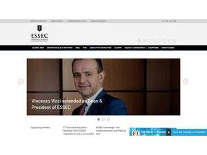 ESSEC Business School's Website Screenshot