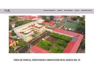 University of Managua's Website Screenshot