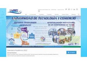 Universidad de Tecnología y Comercio's Website Screenshot