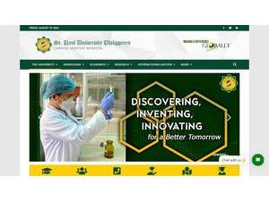St. Paul University Philippines's Website Screenshot