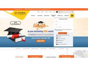 Manipal University, Dubai's Website Screenshot