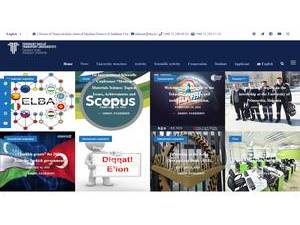 Toshkent davlat transport universiteti's Website Screenshot