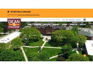 Dean College's Website Screenshot