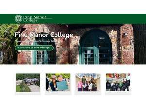 Pine Manor College's Website Screenshot