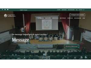 Saad Dahlab Blida 1 University's Website Screenshot