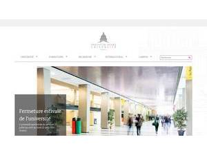 Paris-Panthéon-Assas University's Website Screenshot