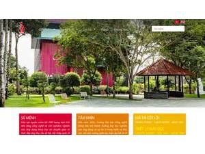 Trường Đại học Công nghệ Đồng Nai's Website Screenshot