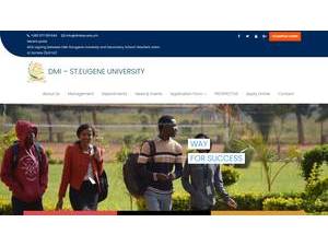 DMI-St. Eugene University's Website Screenshot