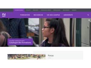 University of Rennes 2's Website Screenshot