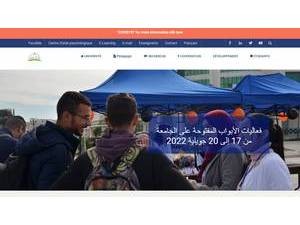 Université Salah Boubnider de Constantine 3's Website Screenshot