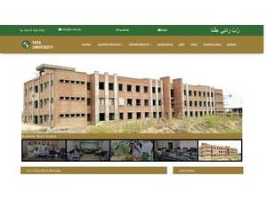 FATA University's Website Screenshot