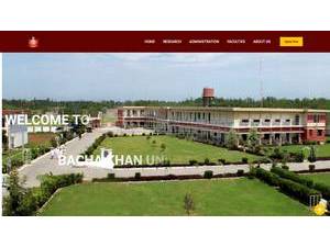 باچا خان یونیورسٹی's Website Screenshot