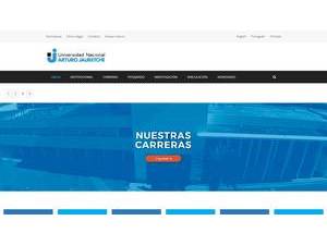 Arturo Jauretche National University's Website Screenshot