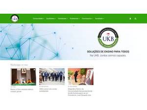 Universidade Katyavala Bwila's Website Screenshot