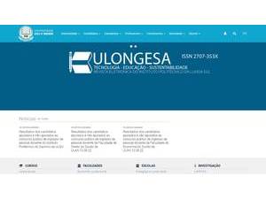 Lueji A'Nkonde University's Website Screenshot