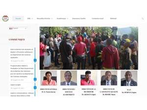 École Normale Supérieure de Bujumbura's Website Screenshot