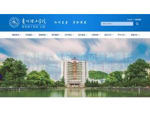 贵州理工学院's Website Screenshot